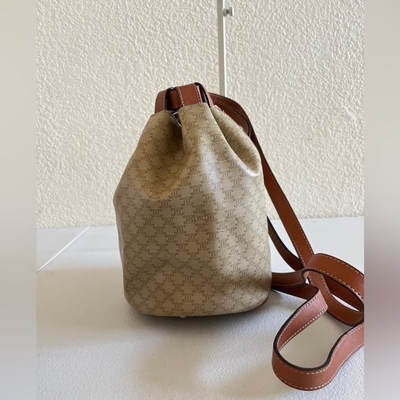 Celin vintage two way drawstring bucket bag - Picture 7 of 14